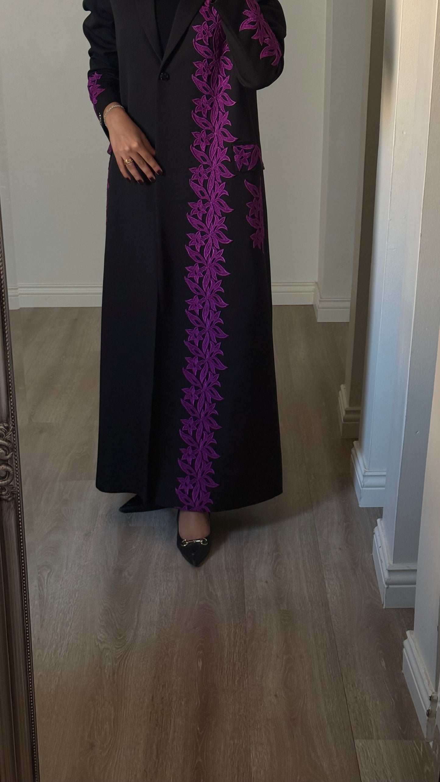 Floral lace - Violet