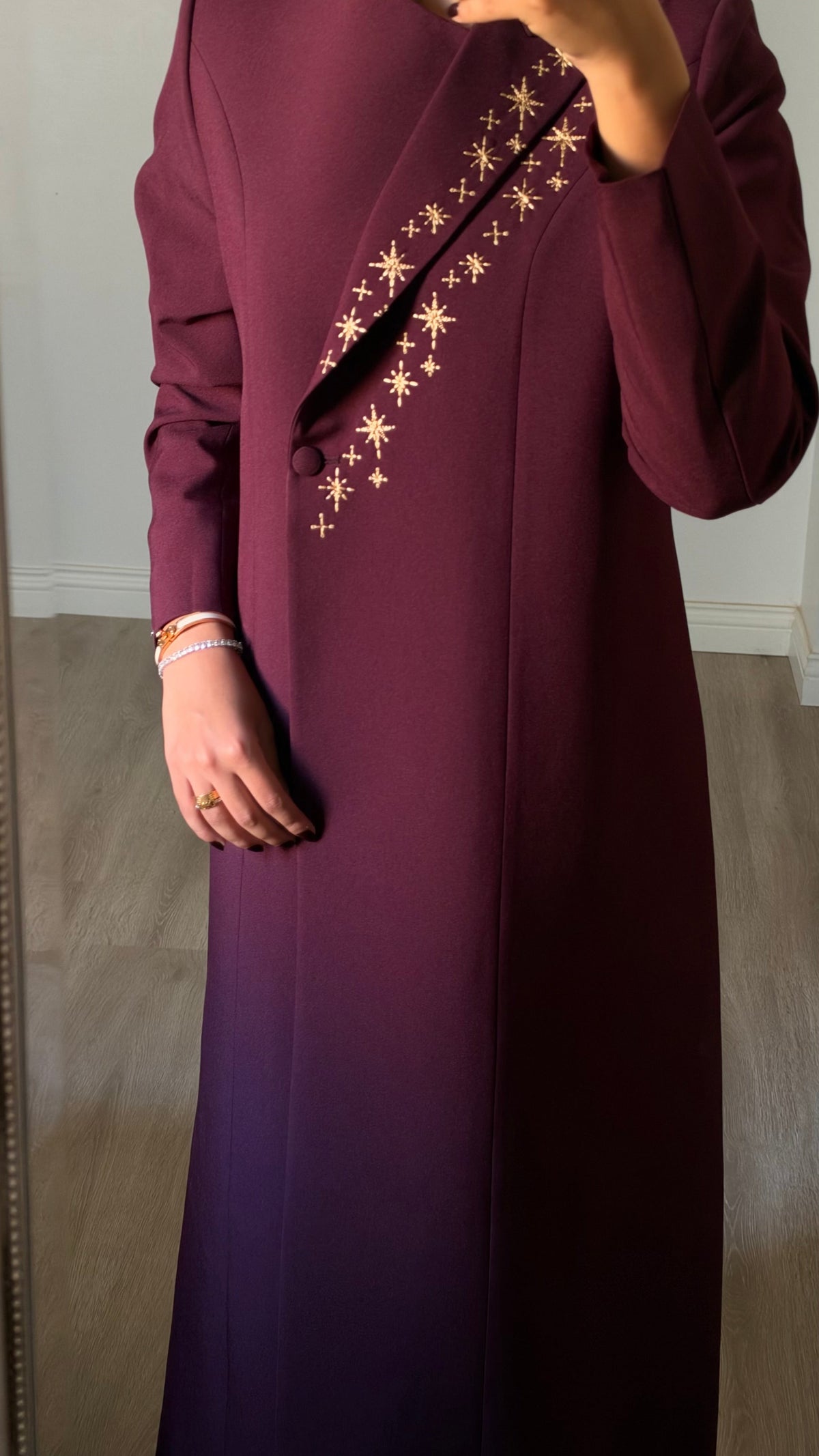 Burgundy Stars Blazer ✦ - Fall 26