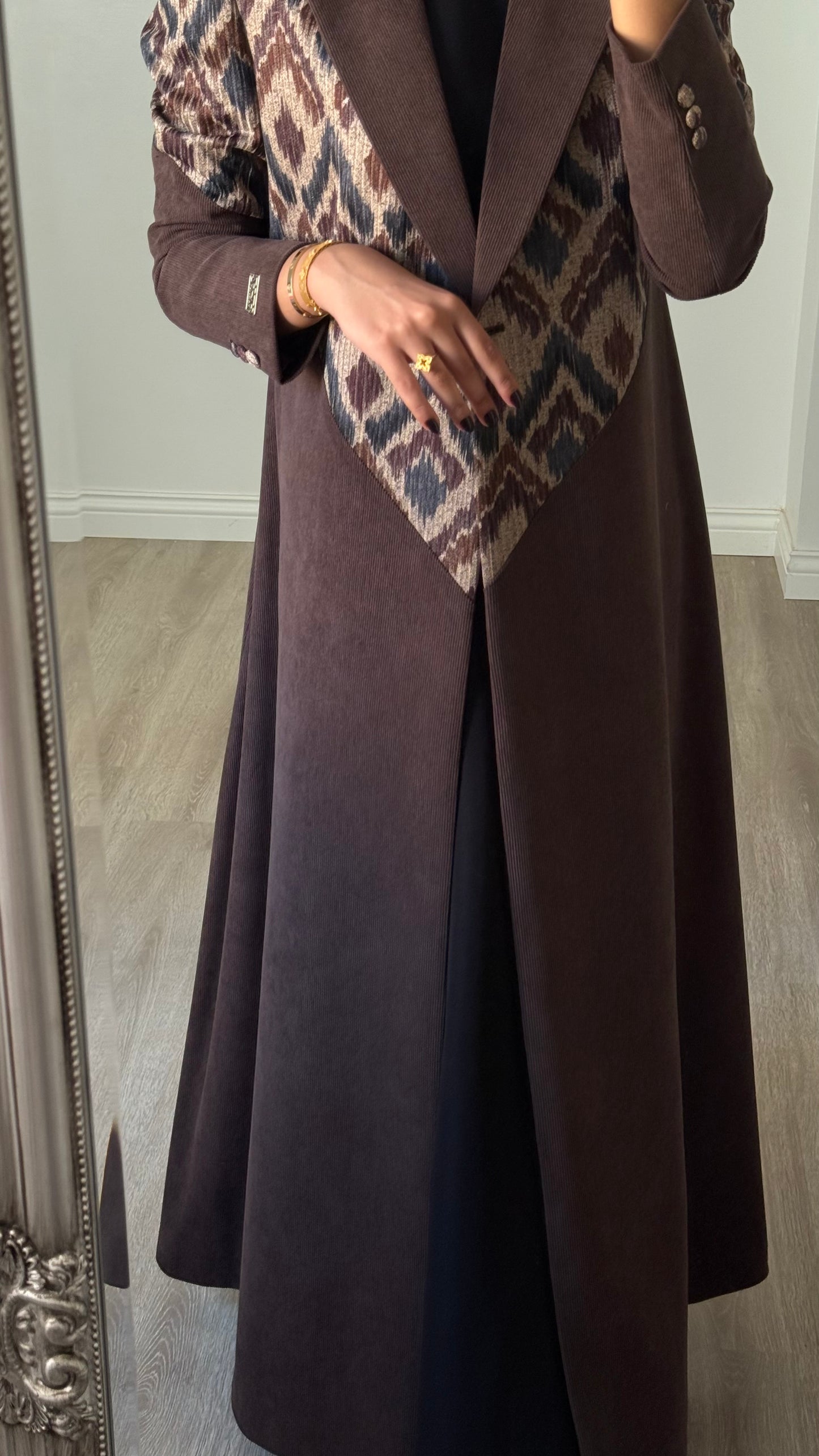 ikat winter blazer ( fawri )