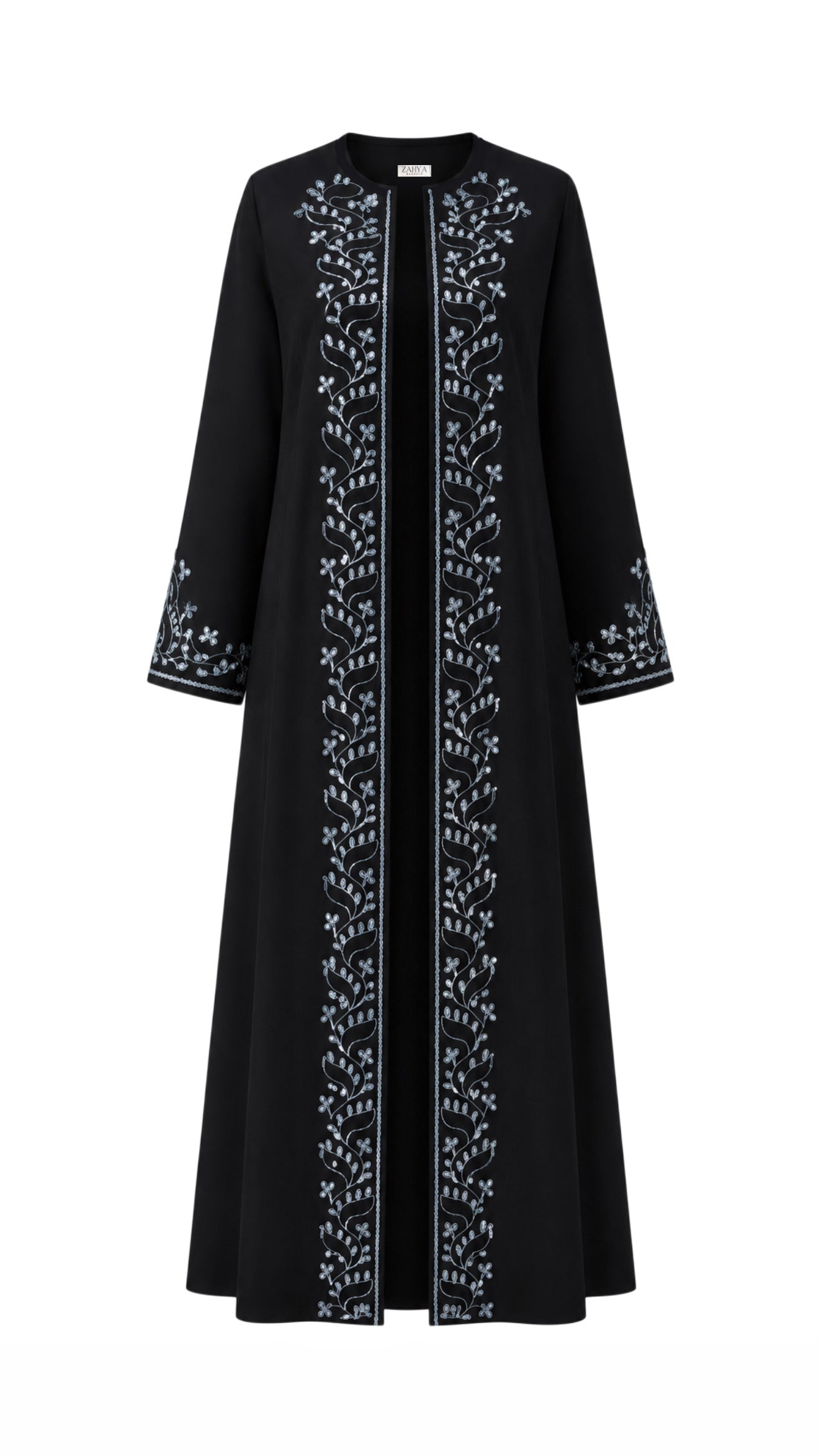 Vine - Black abaya