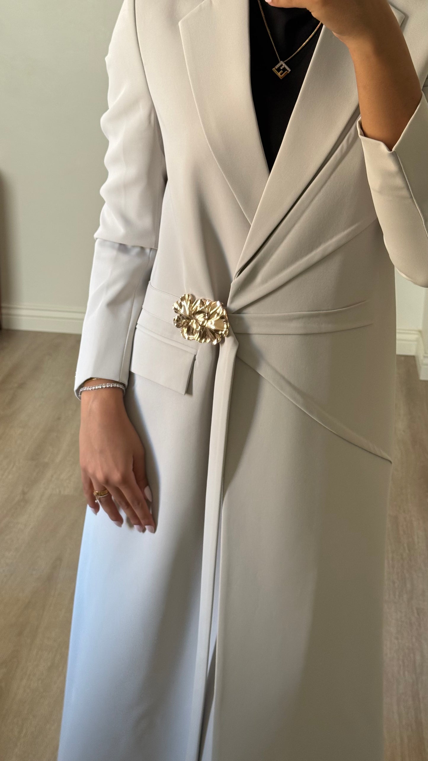 Golden Bloom - Powder Blue