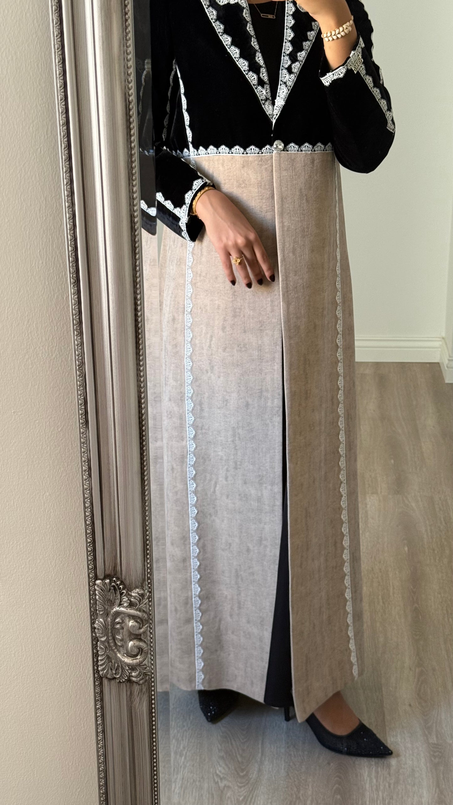 Velvet Lace winter blazer