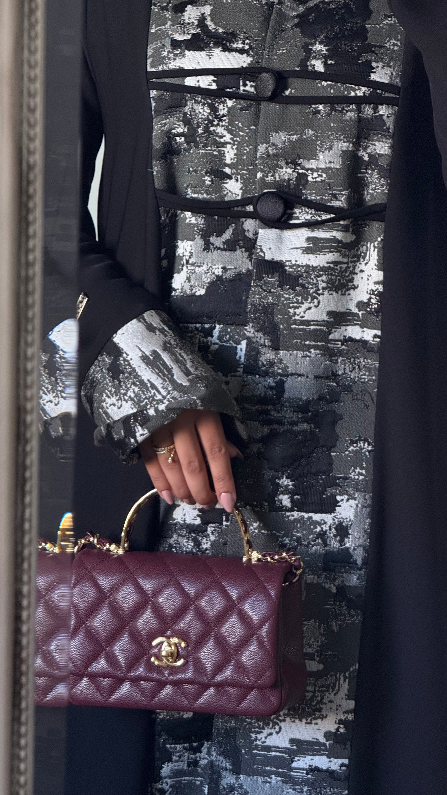 Noir Jacquard Abaya