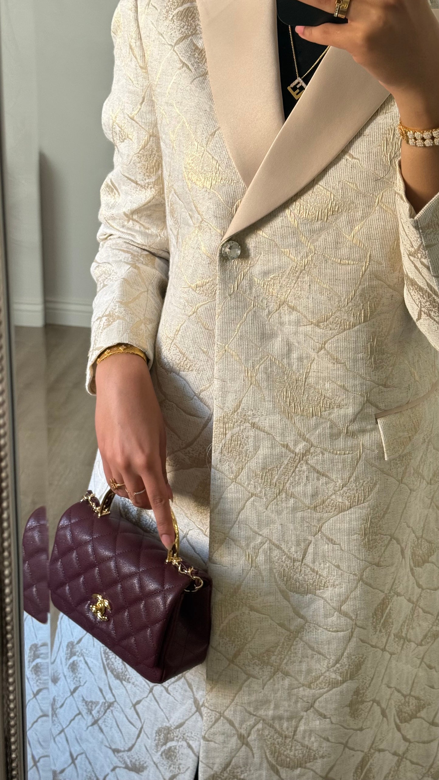 Golden lines Jacquard