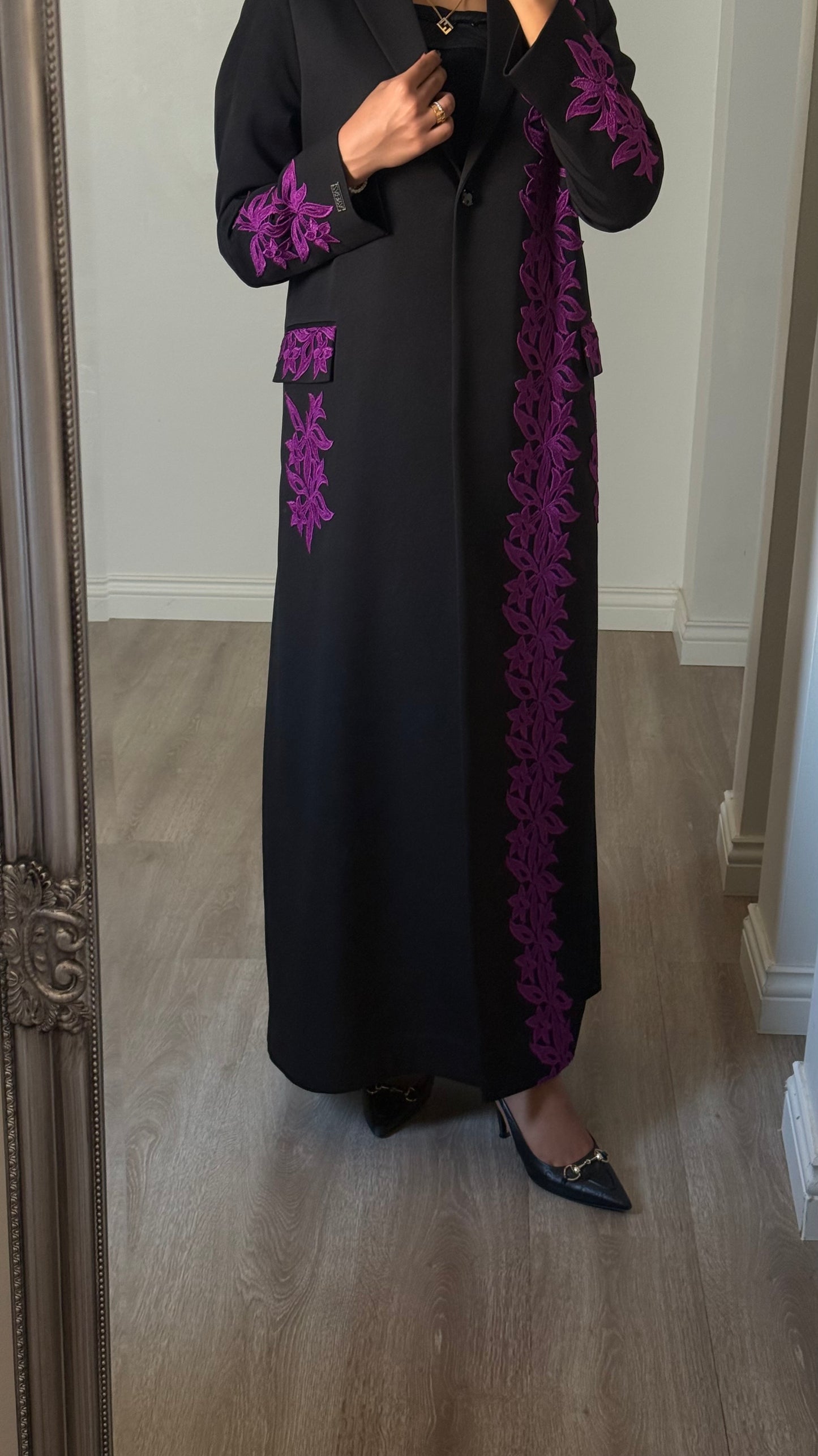 Floral lace - Violet