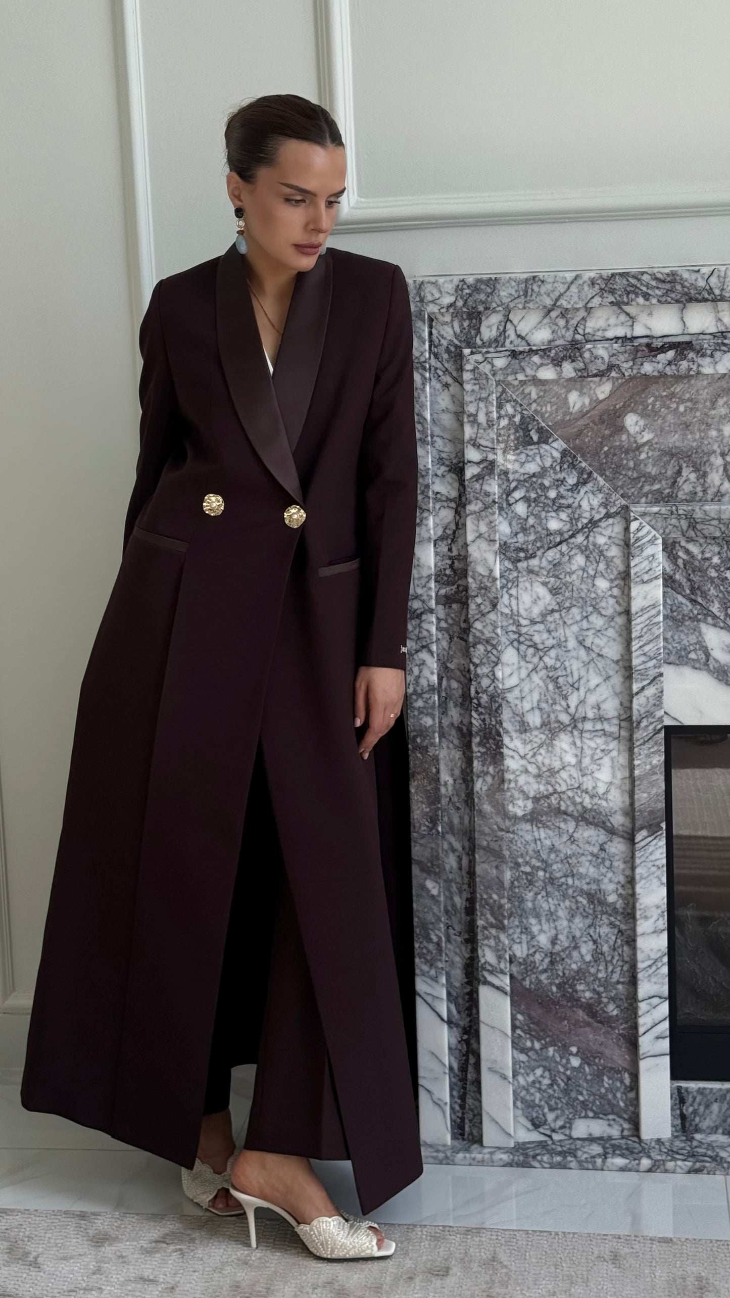 Espresso blazer ( fawri )