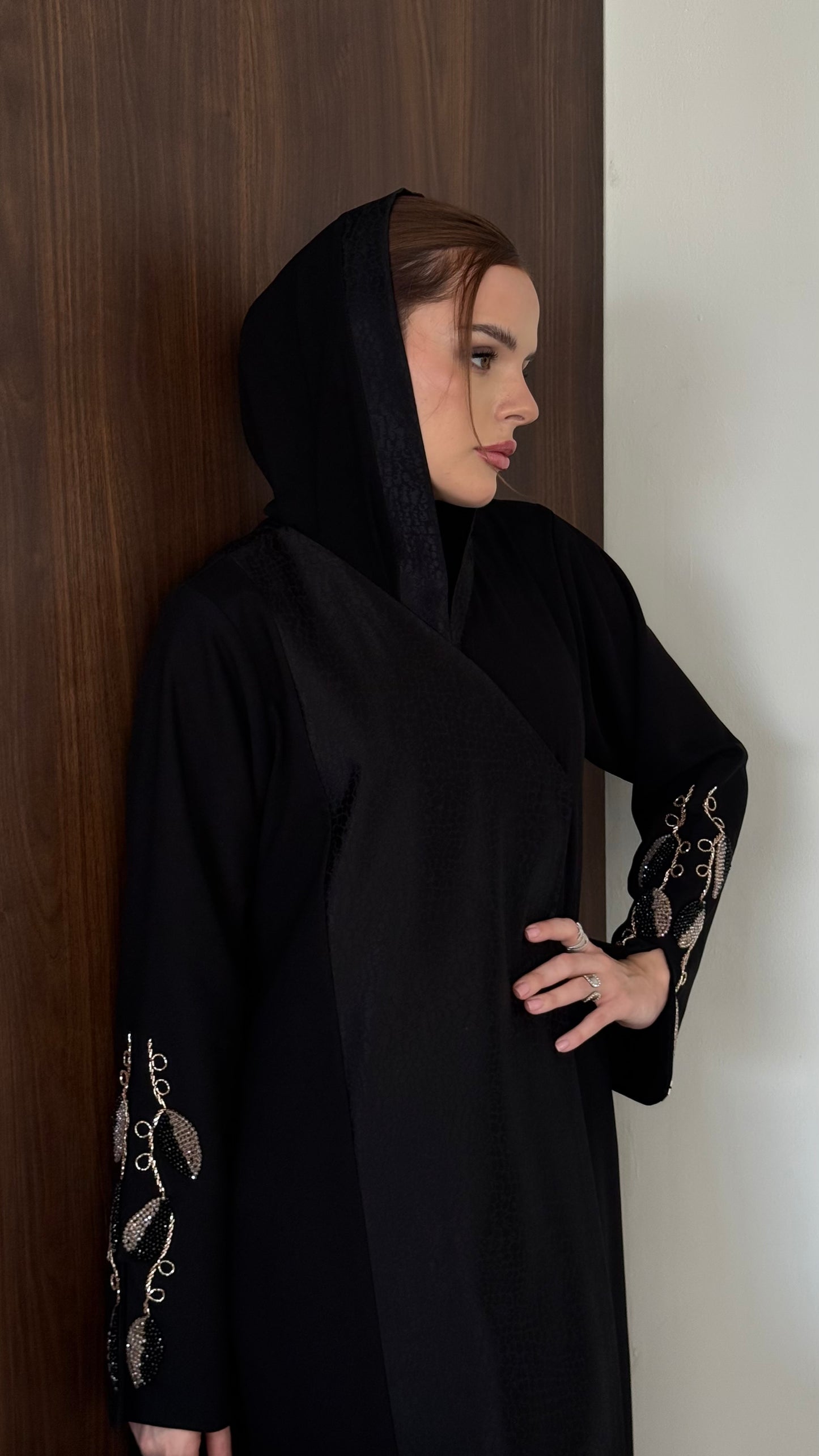 Celine Black Abaya