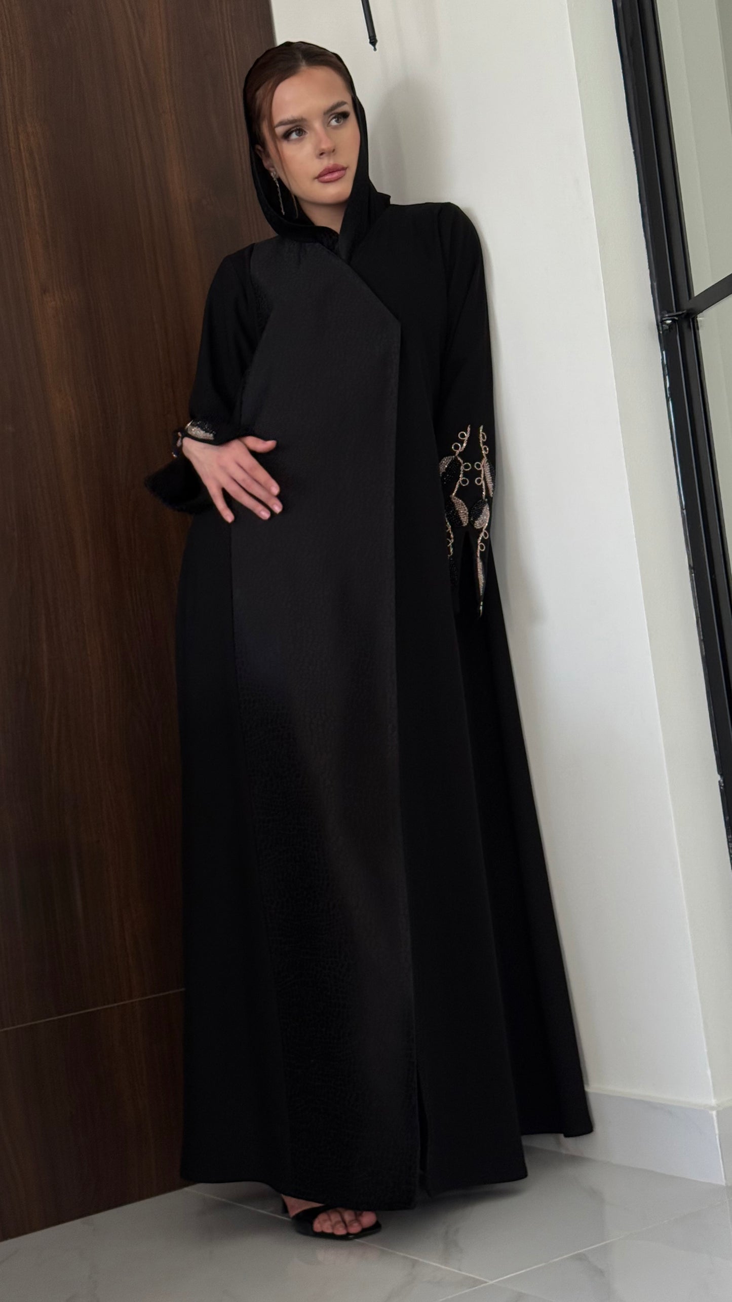 Celine Black Abaya