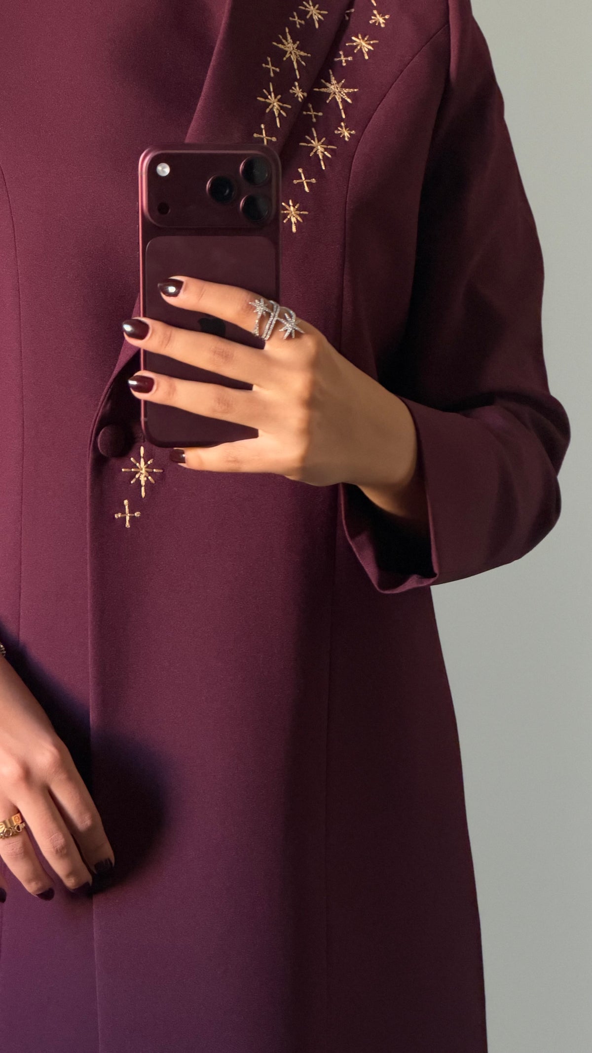Burgundy Stars Blazer ✦ - Fall 26