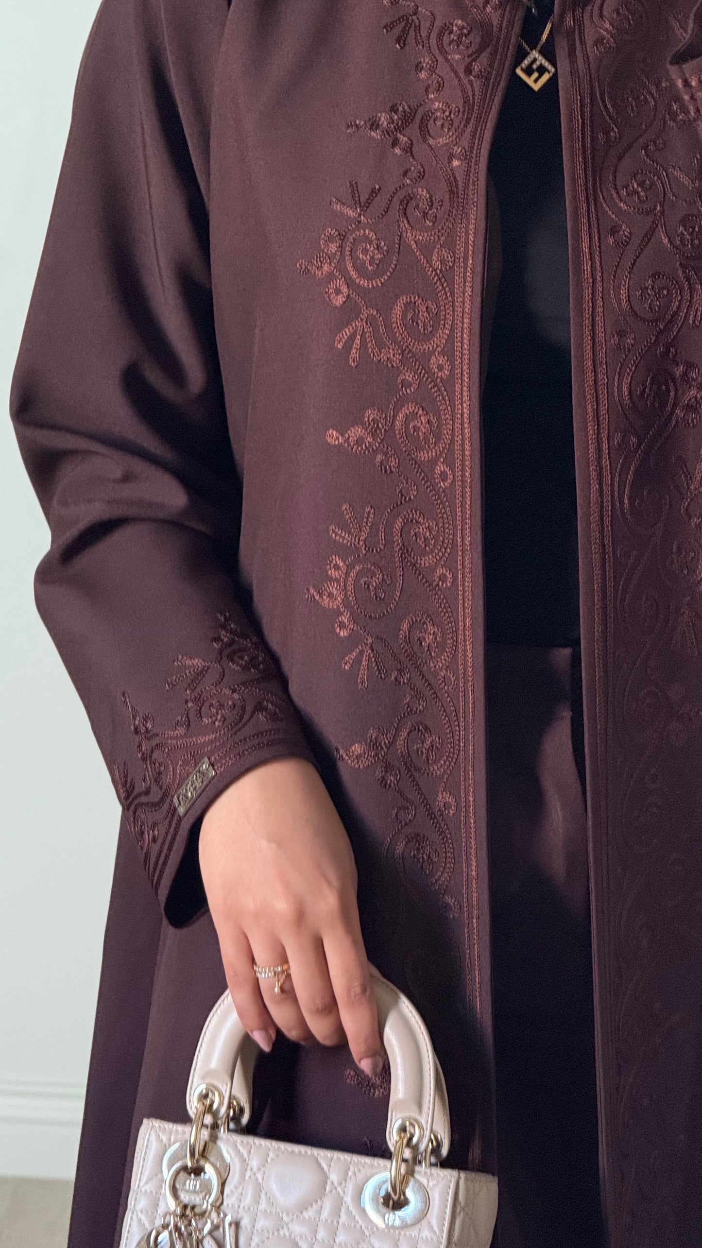Aveline Brown Abaya