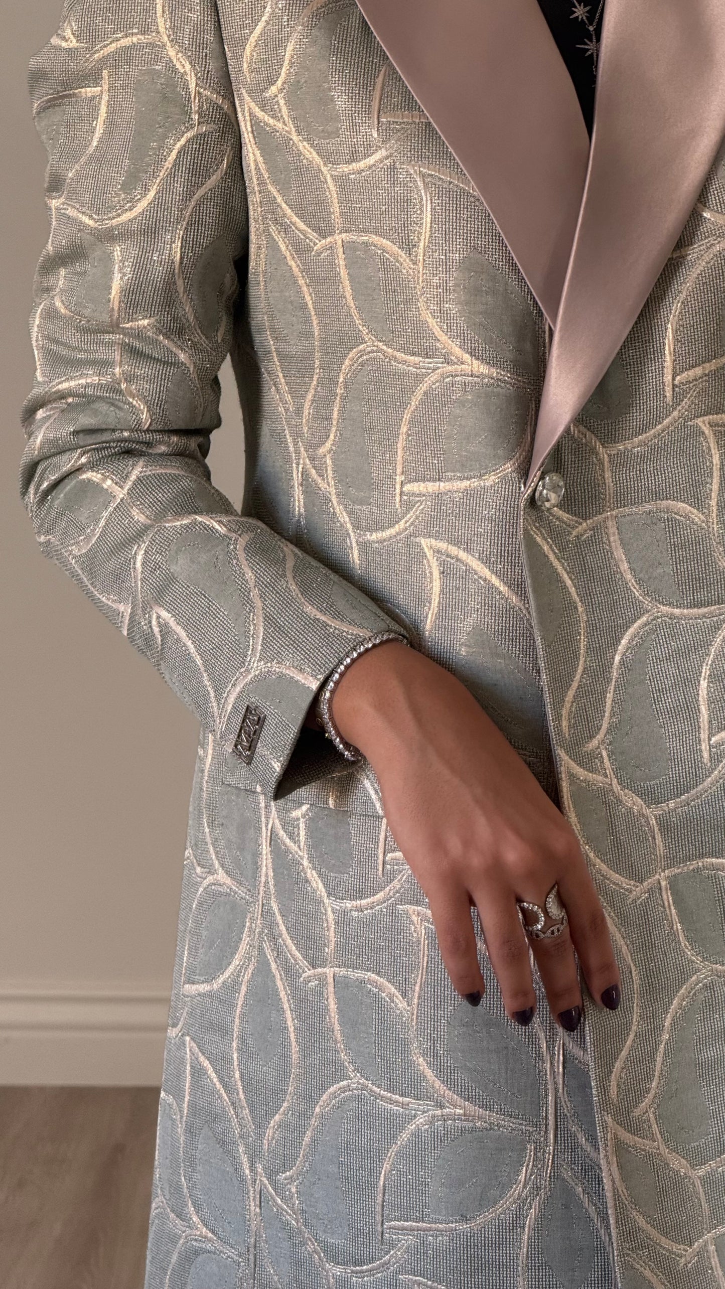 Tiffany Leaf Jacquard