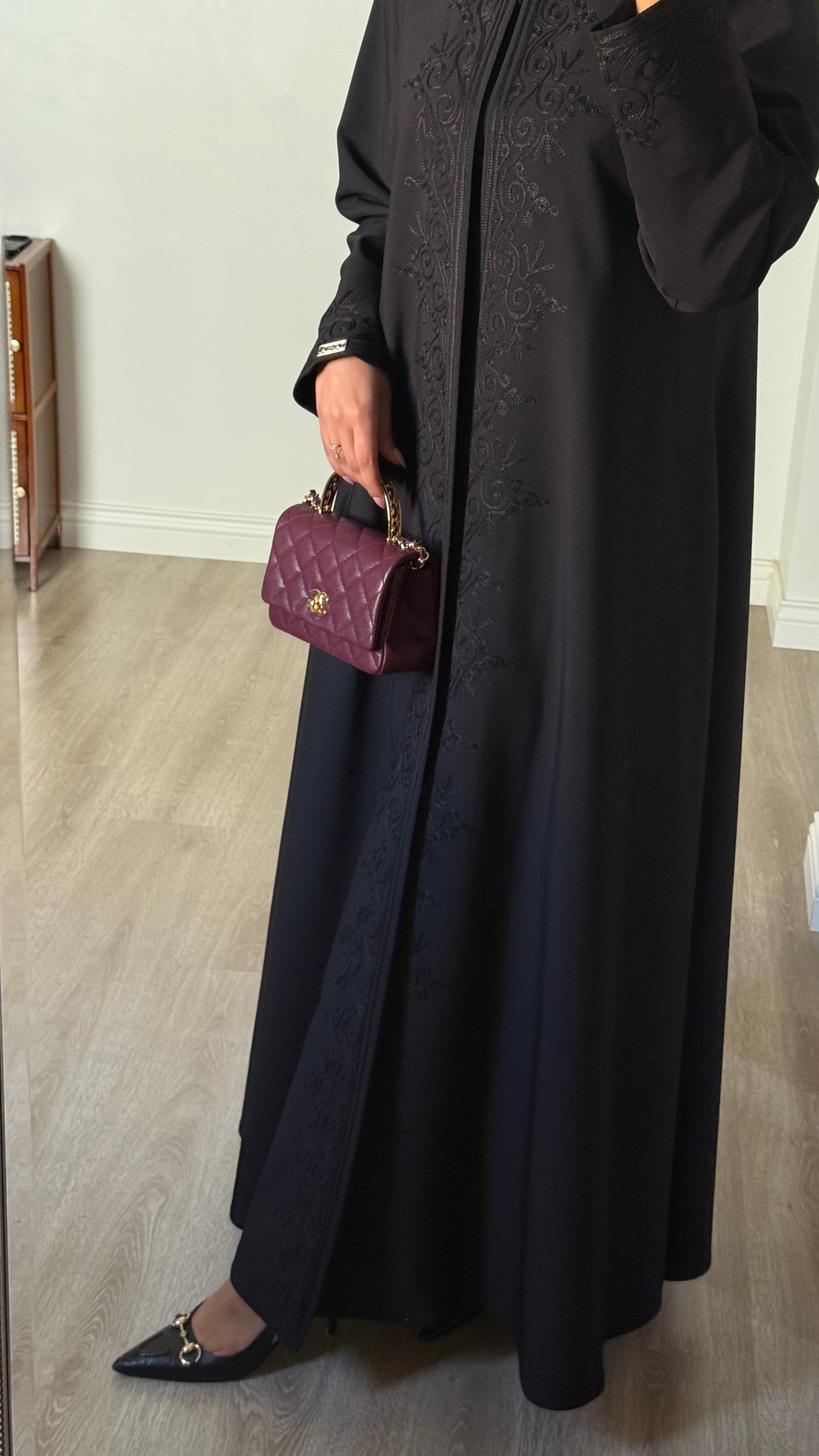 Aveline black Abaya
