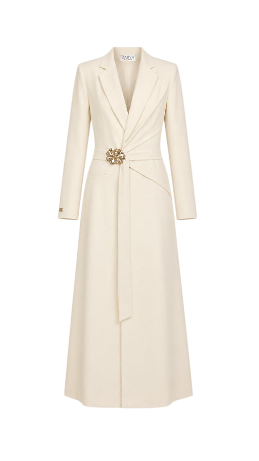 Golden Bloom - Creamy OffWhite