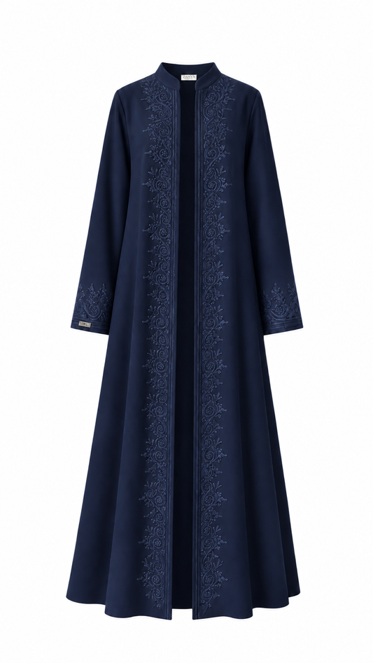 Aveline Navy Abaya