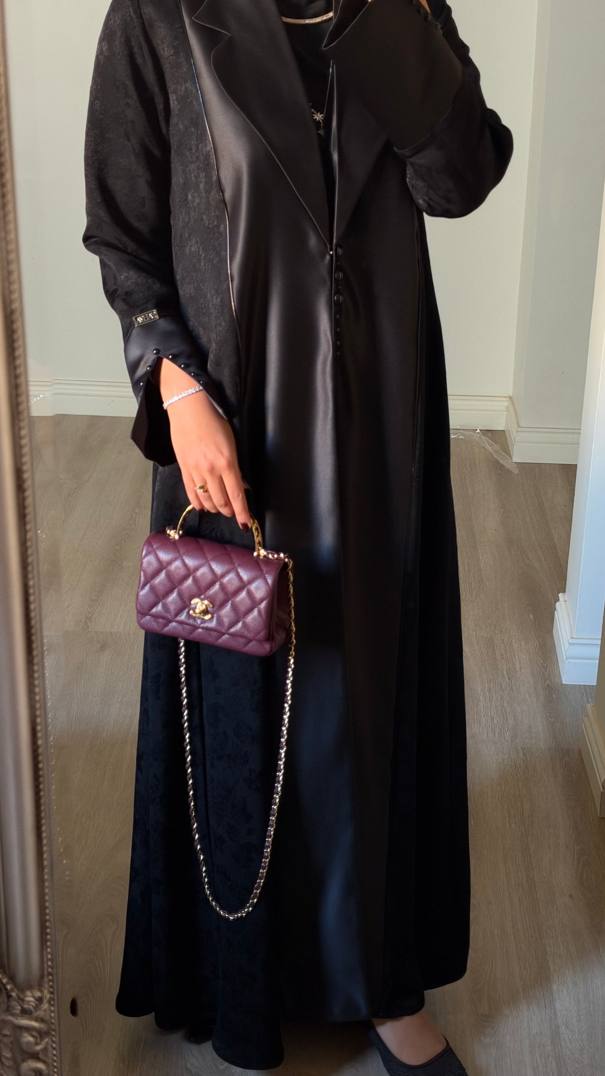 Black pearl Abaya