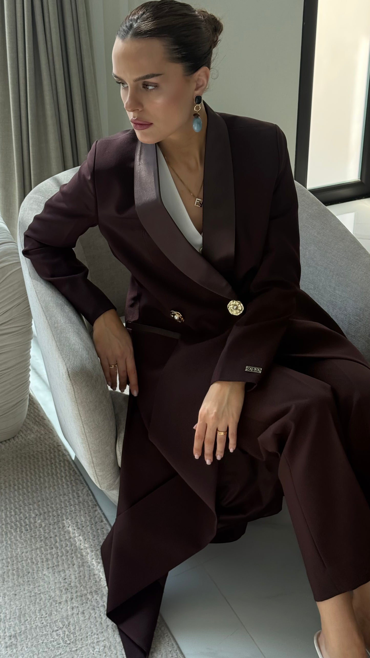 Espresso blazer ( fawri )