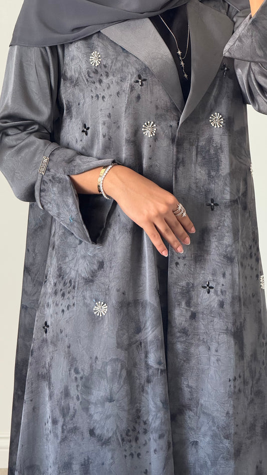 Grey abaya