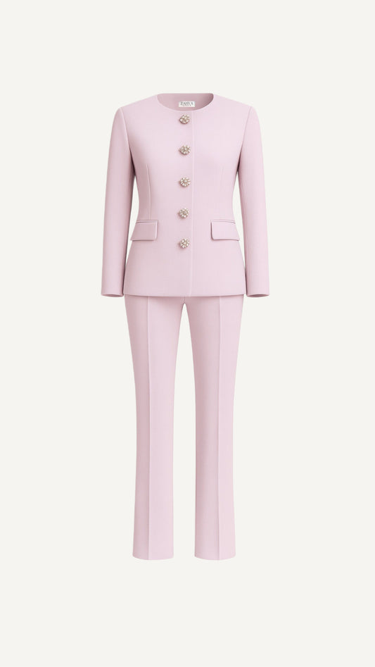 Pink blazer Set