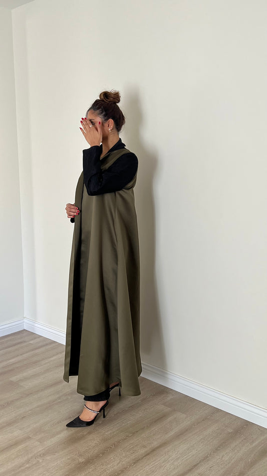 Olive green abaya