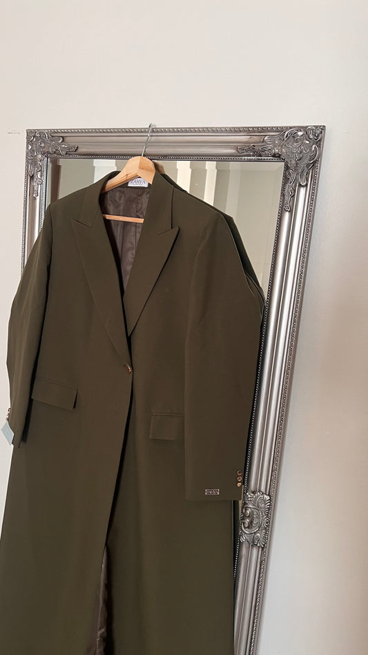 Olive green blazer ( fawri )