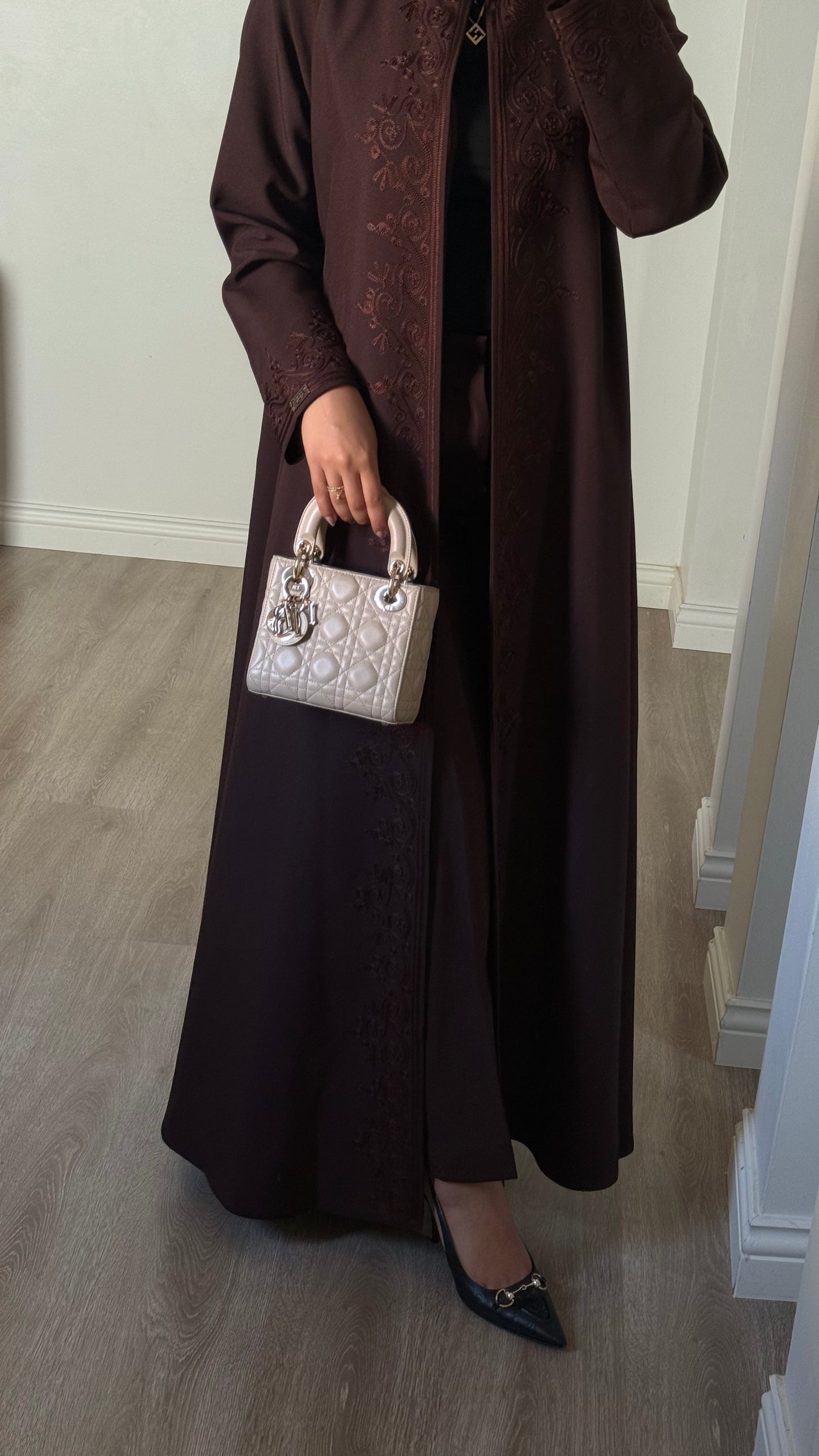 Aveline Brown Abaya