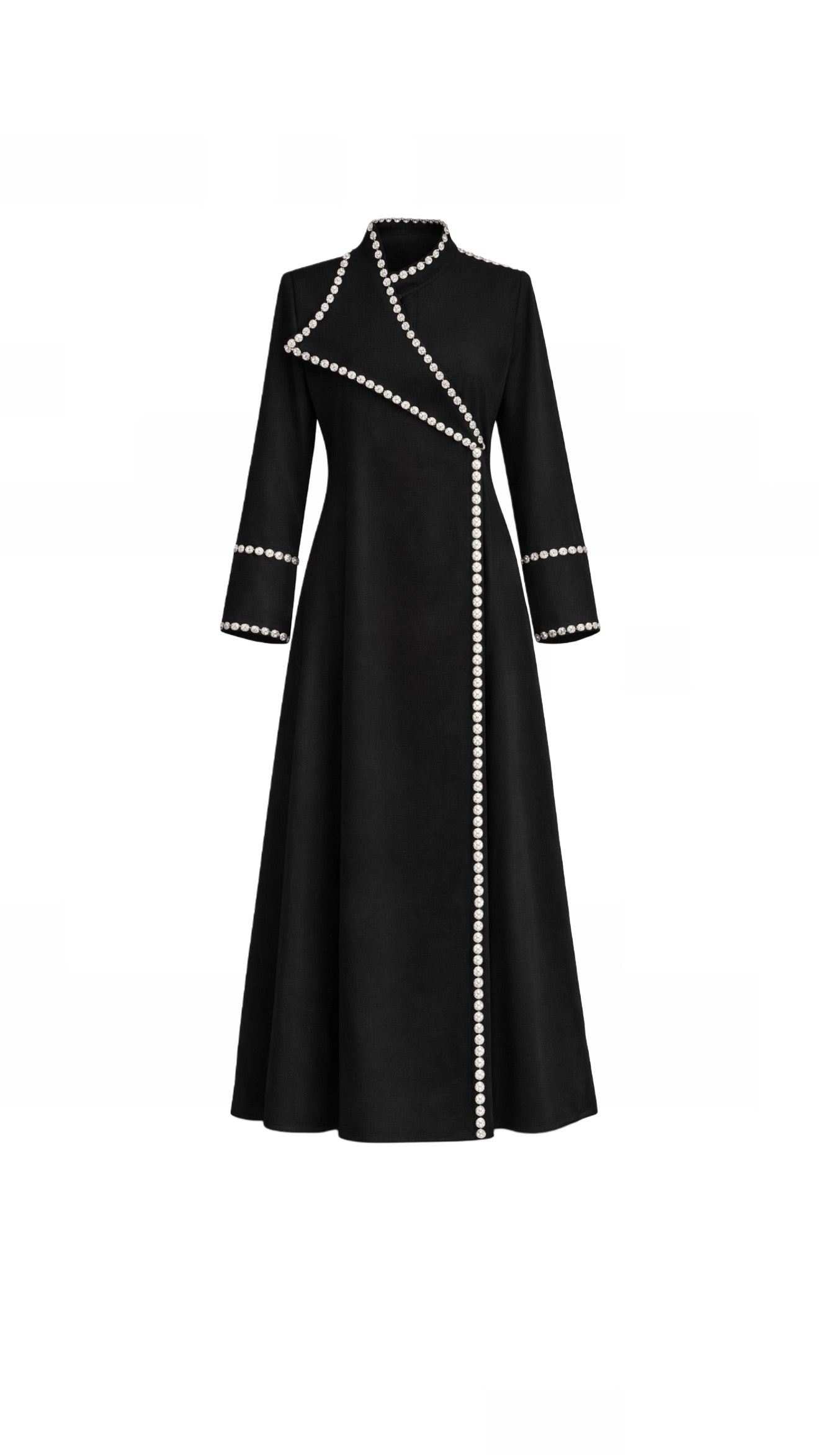 Noir Ornaments – Line abaya
