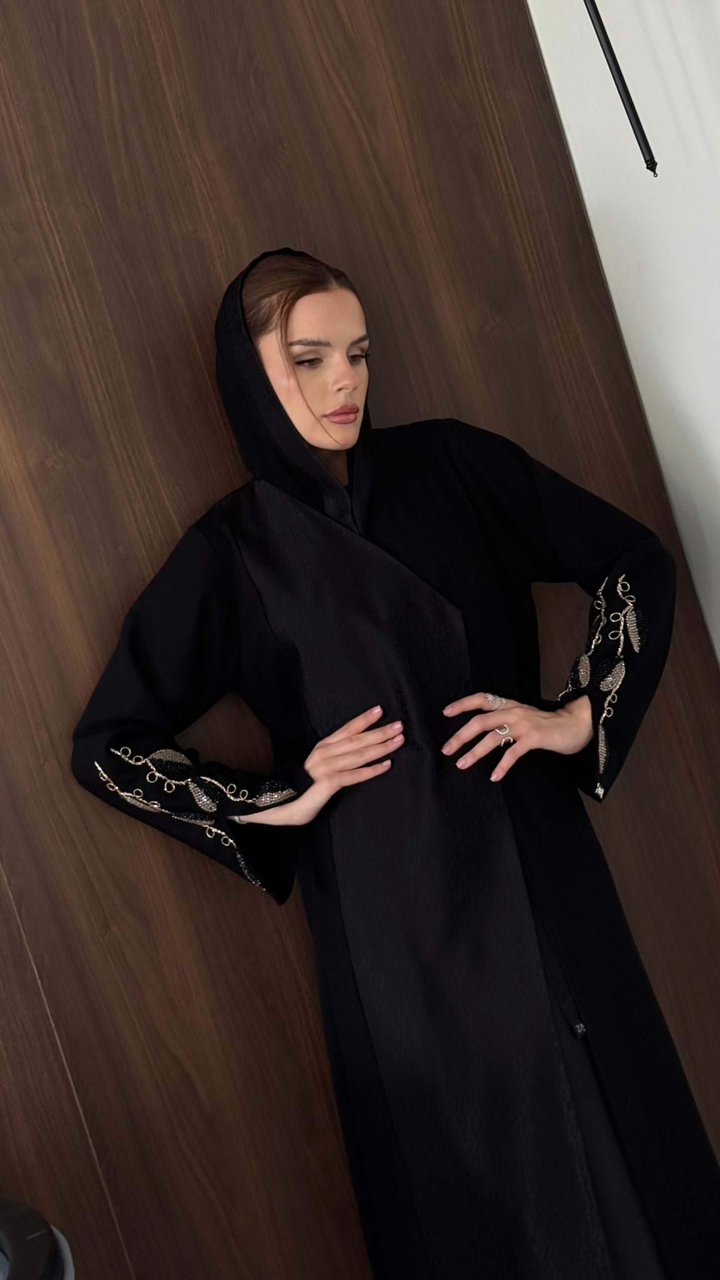 Celine Black Abaya