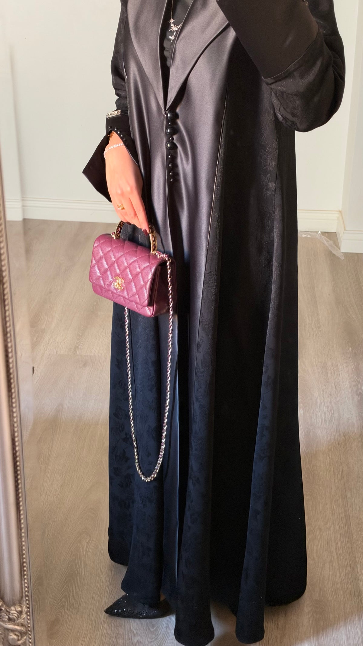 Black pearl Abaya