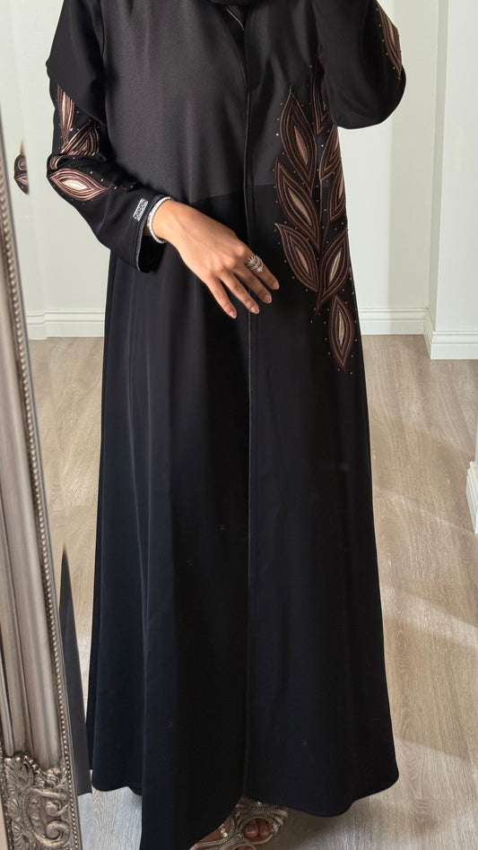Rosewood Leaf Abaya