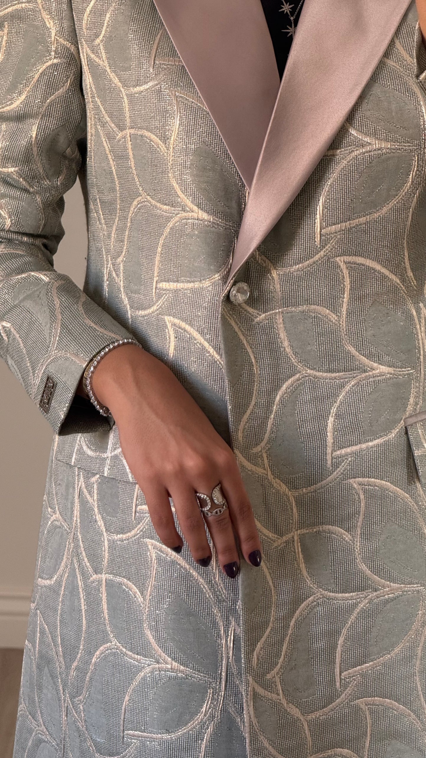 Tiffany Leaf Jacquard