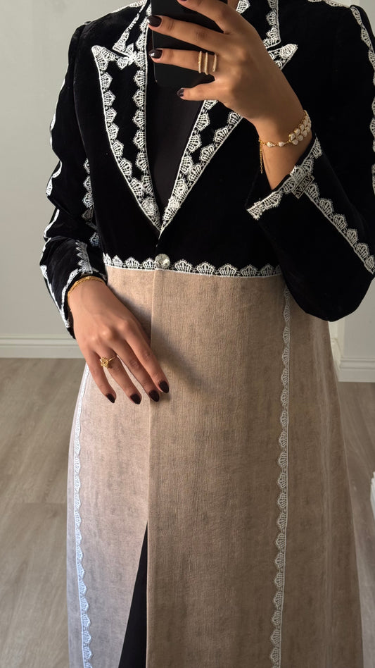 Velvet Lace winter blazer