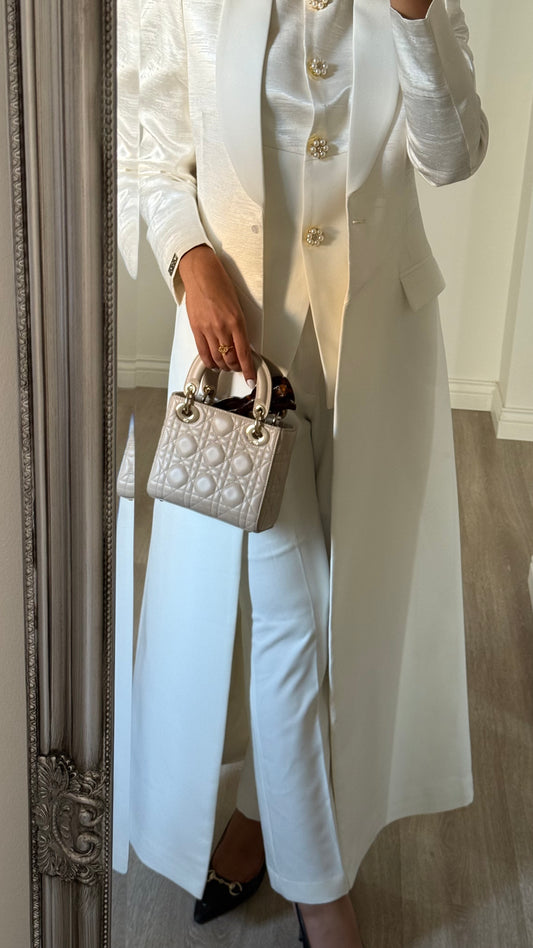 Cream sheen set ( fawri )